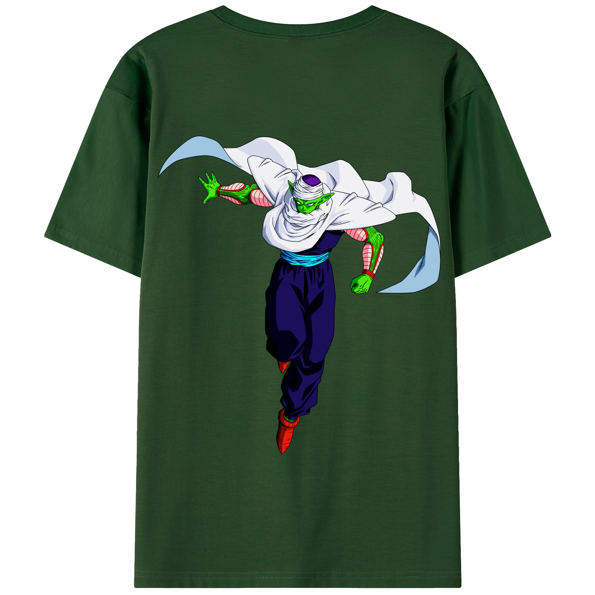 （画像用） ドラゴンボール ピッコロ DRAGON BALL Piccolo 綿100％半袖Tシャツ（背面プリント）